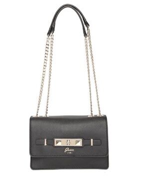 Guess Black Chain Shoulder Bag
